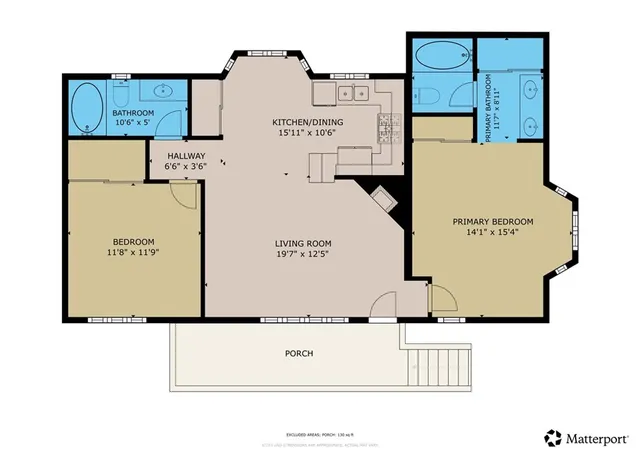 a potted plant in front of a door