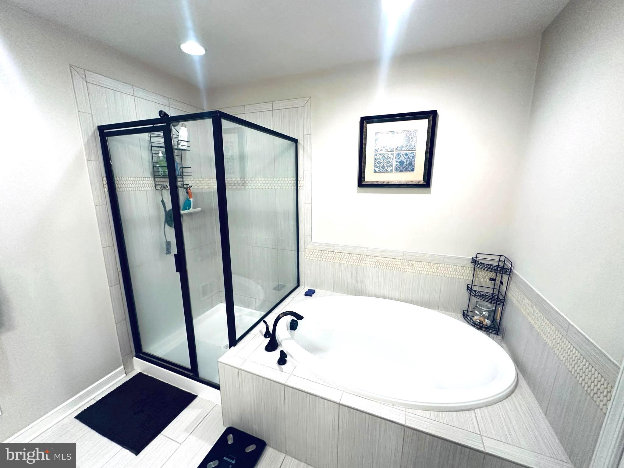 25576 Tolar Square Chantilly, VA 20152 - Photo 17 of 36 a bathroom with a bathtub and a shower