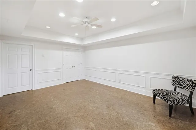 a view of an empty room