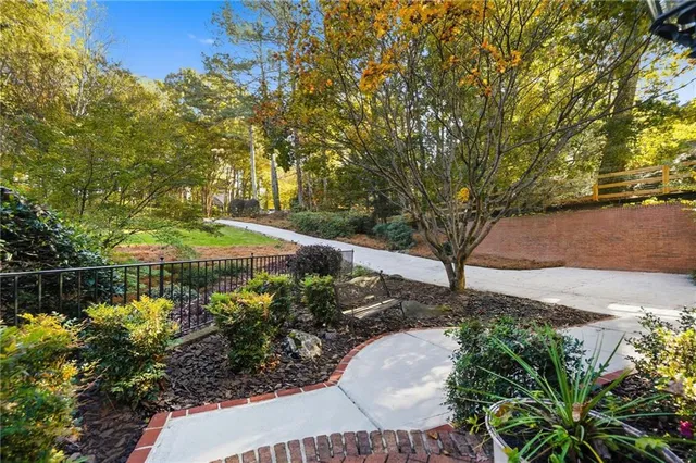 a view of lake from a house