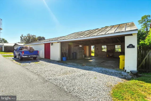 a view of a house with a patio