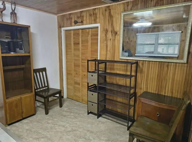 a view of chairs in the room