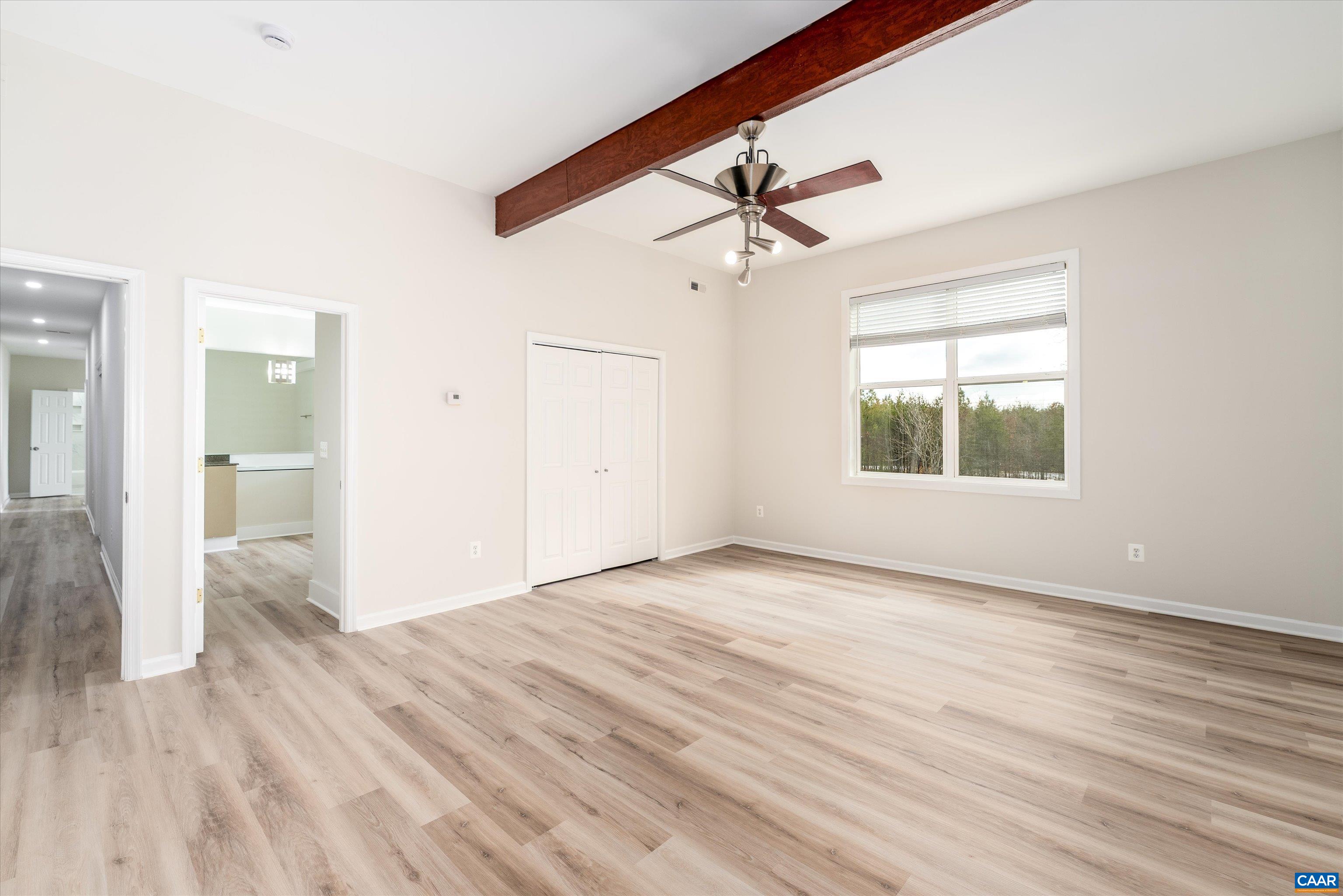 2301 Johnson Road Mineral, VA 23117 - Photo 25 of 37 a view of an empty room with wooden floor and a window