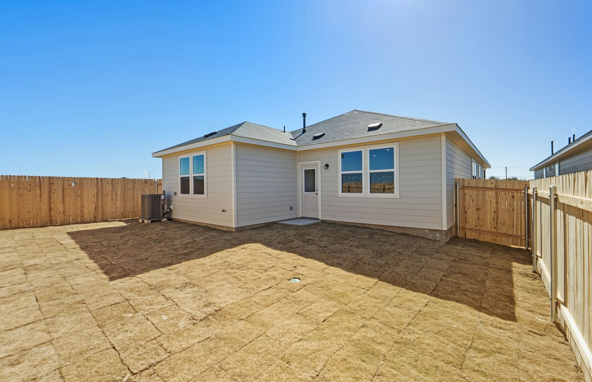 104 Eagle Valley Drive Elgin, TX 78621 - Photo 16 of 18 a view of backyard of house