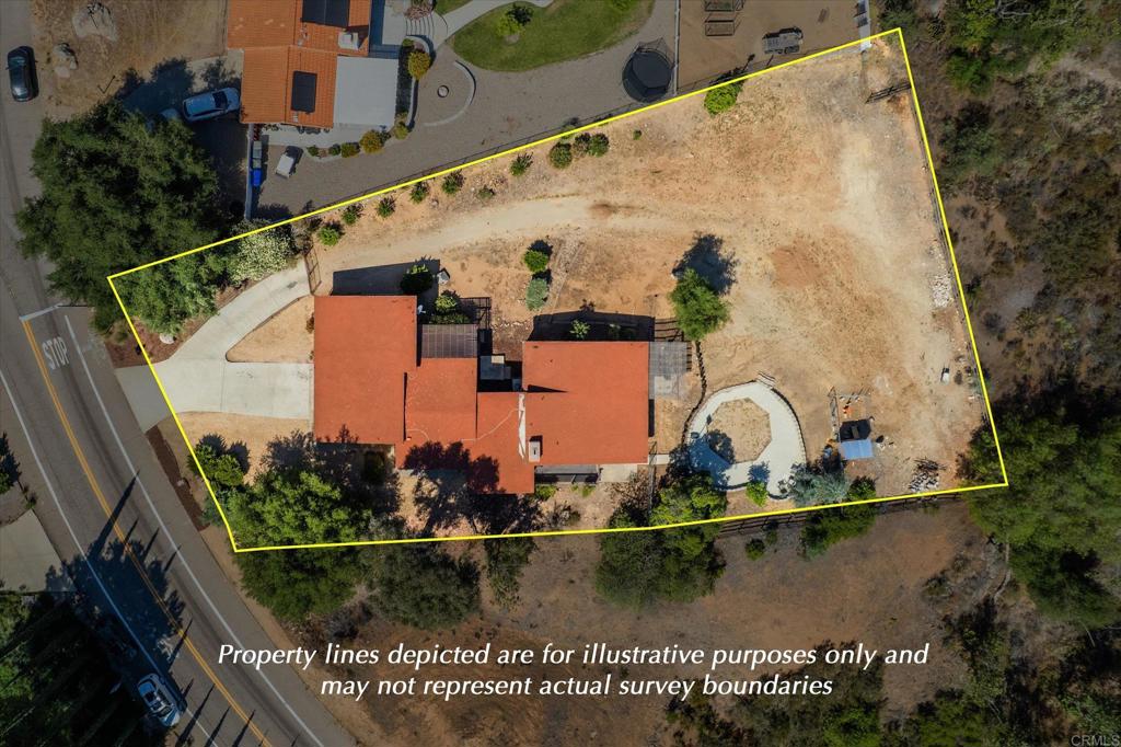 24093 Sargeant Road Ramona, CA 92065 - Photo 2 of 57 an aerial view of a house swimming pool and outdoor space