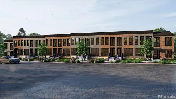 a view of a house with lounge chair