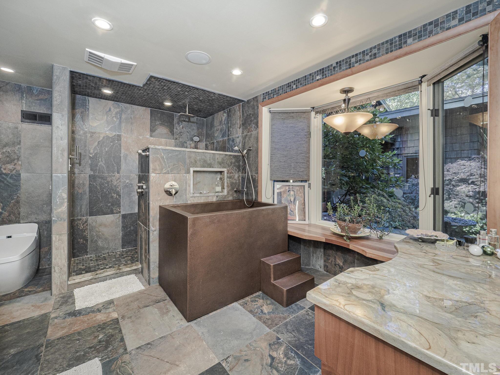 3916 Cole Mill Road Durham, NC 27712 - Photo 13 of 30 Truly a spa like master bathroom!