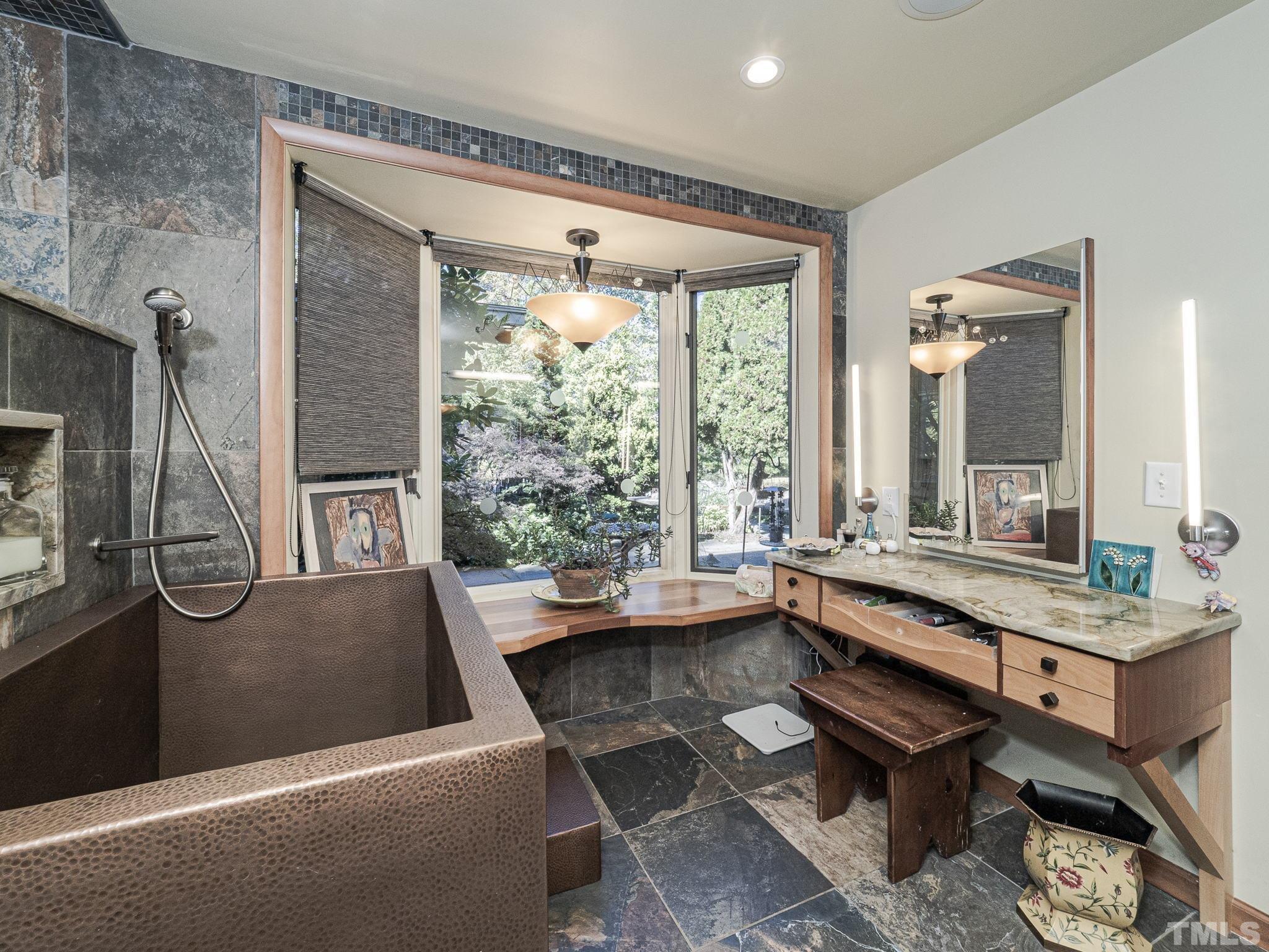 3916 Cole Mill Road Durham, NC 27712 - Photo 14 of 30 Custom hammered copper tub and sink.