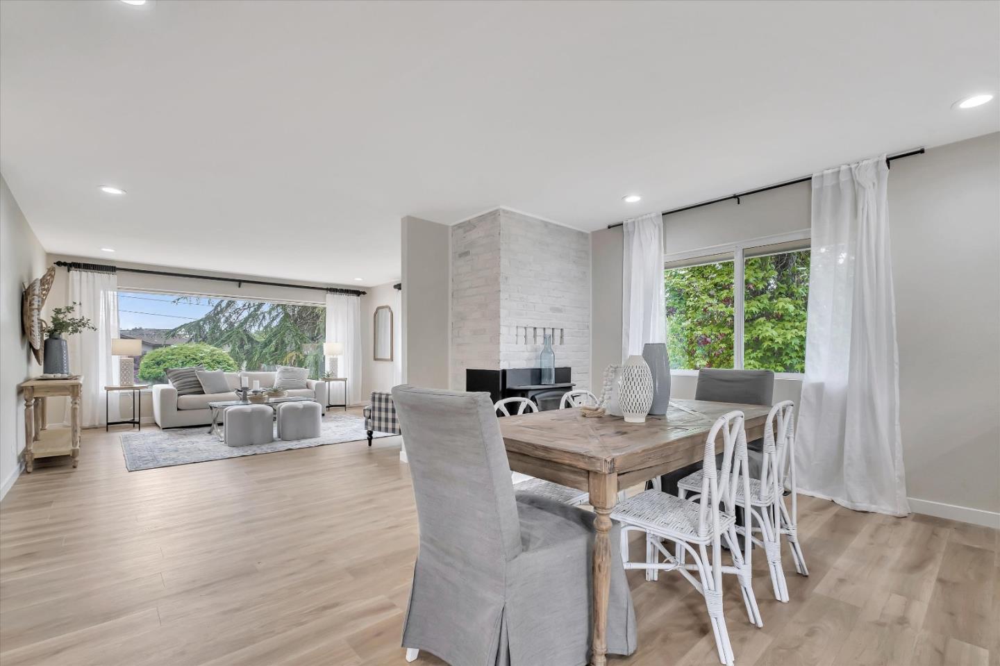 3400 Haas Drive Aptos, CA 95003 - Photo 13 of 35 a view of a dining room with furniture window and outside view
