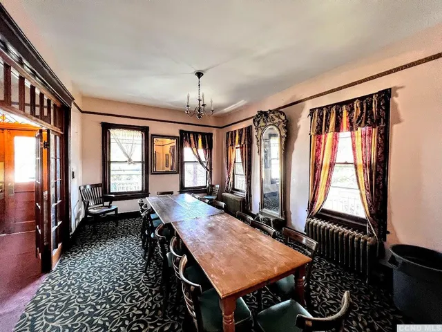 a very nice looking room with a large window