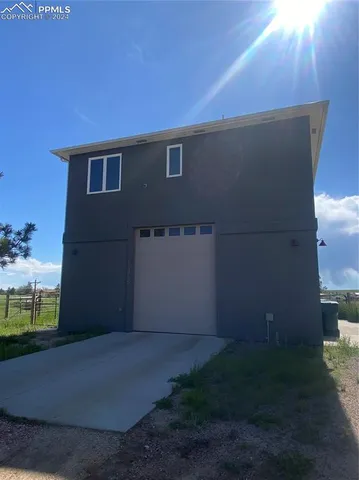 a backyard of a house
