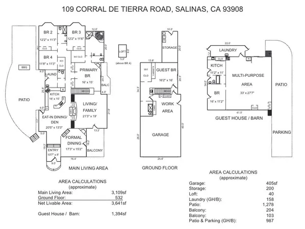 $3,300,000 | 109 Corral De Tierra Road, Salinas, CA 93908