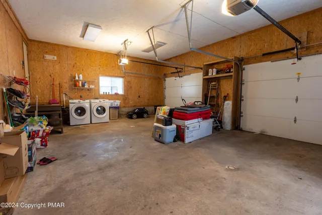 a front view of a house with patio
