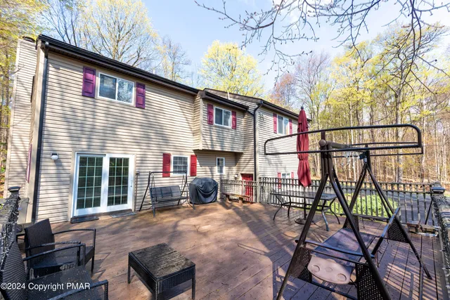 a view of outdoor space with seating area