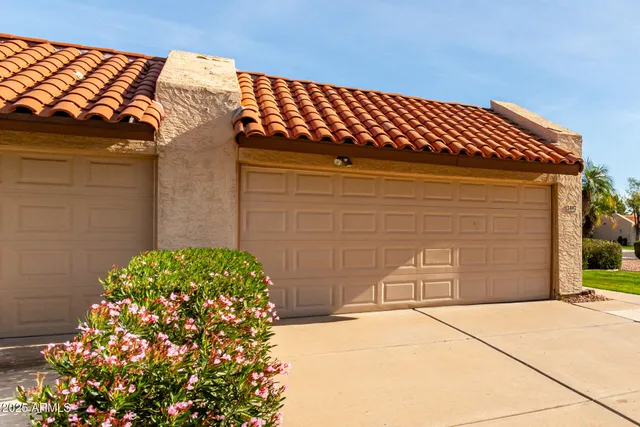 a backyard of a house