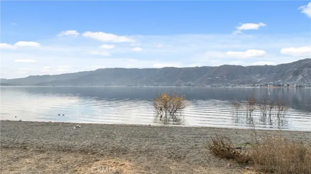 a view of river and mountain