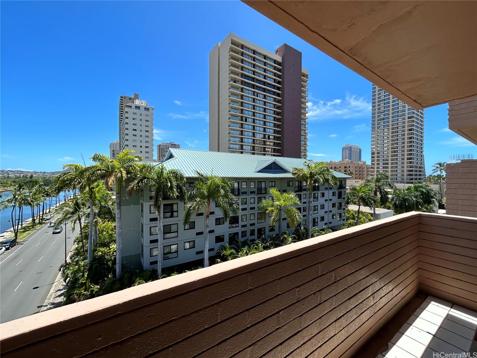 454 Nāmāhana Street, Unit 701 Honolulu, HI 96815 - Photo 14 of 25 a view of balcony with a potted plant