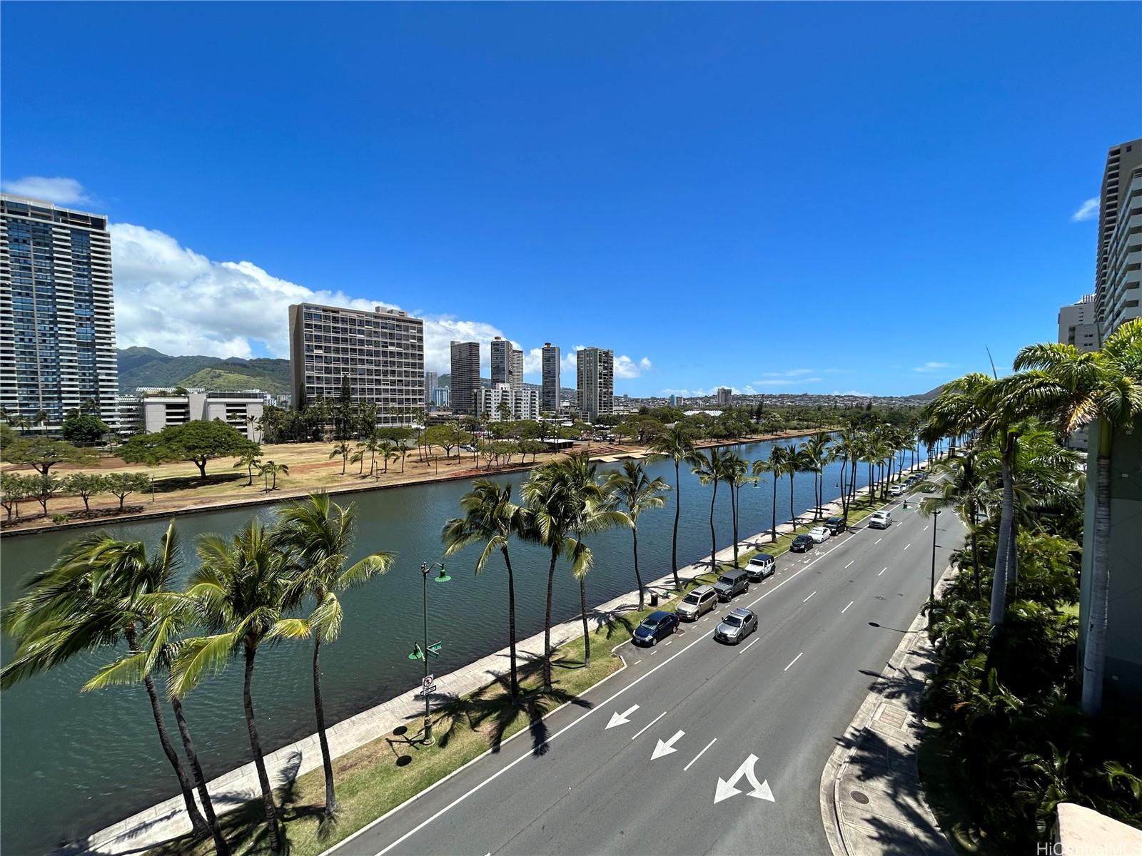 454 Nāmāhana Street, Unit 701 Honolulu, HI 96815 - Photo 15 of 25 a view of a city and a lake view