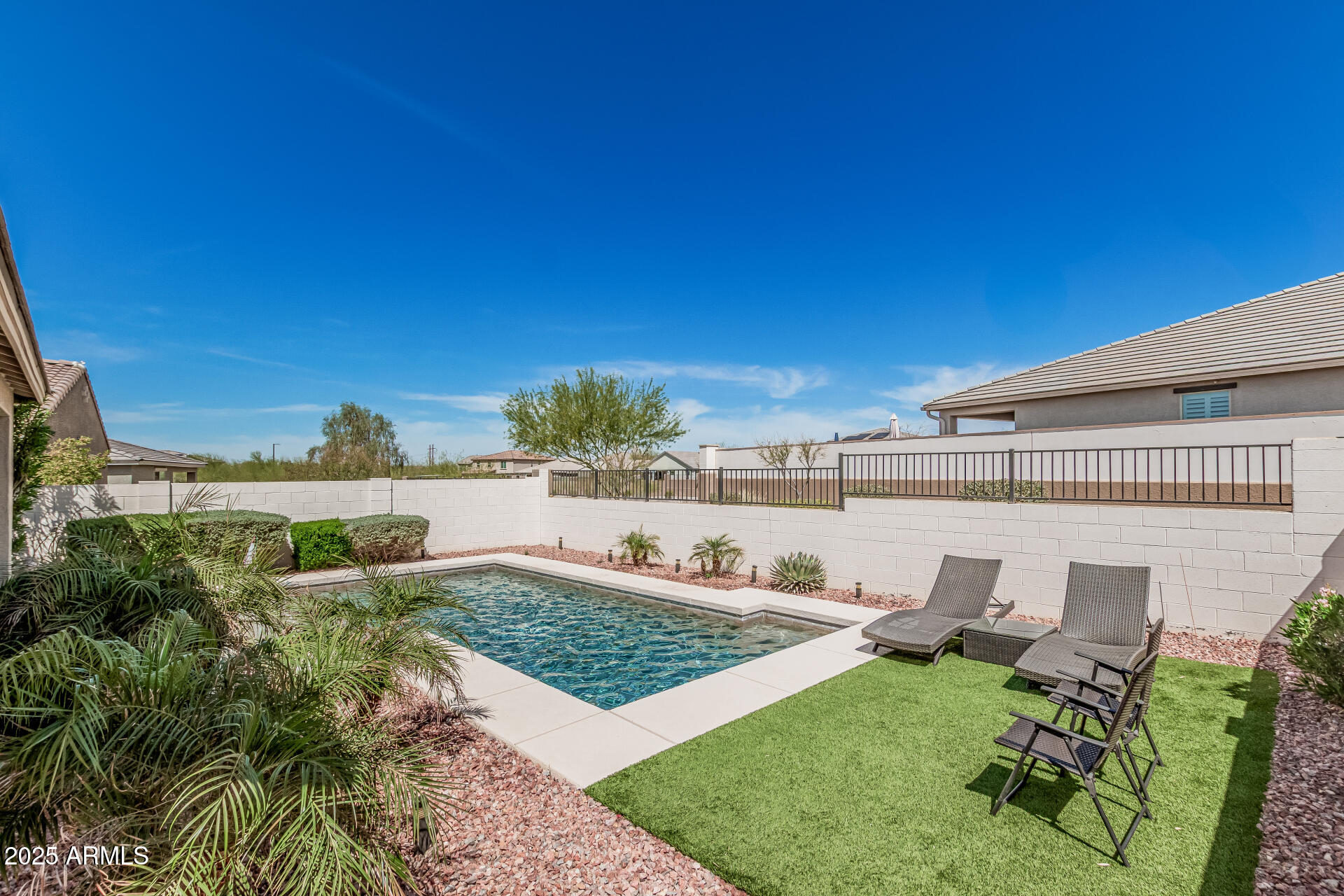 17784 West Sandy Road Goodyear, AZ 85338 - Photo 37 of 38 a view of a backyard with sitting area