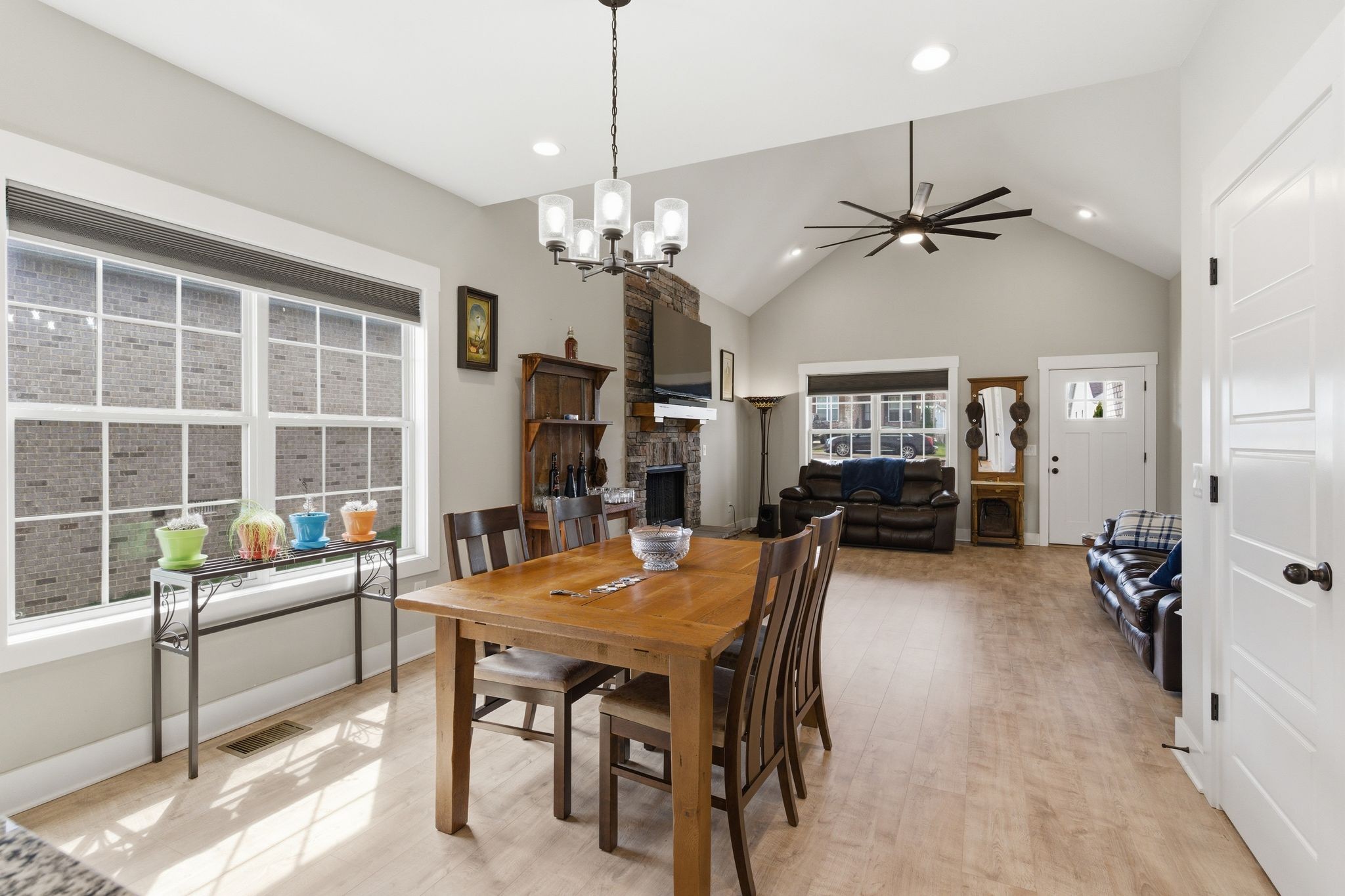 217 Julia Ann Court Springfield, TN 37172 - Photo 7 of 26 a view of a dining room with furniture window and wooden floor