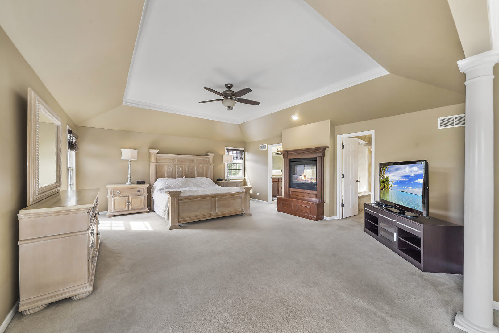 40W885 Campton Trail Road St. Charles, IL 60175 - Photo 14 of 29 a living room with furniture and a flat screen tv