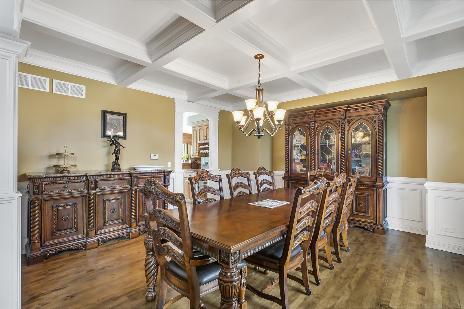 40W885 Campton Trail Road St. Charles, IL 60175 - Photo 3 of 29 a view of a dining room with furniture window and wooden floor