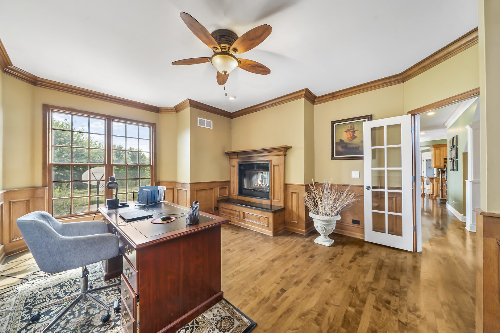 40W885 Campton Trail Road St. Charles, IL 60175 - Photo 5 of 29 a living room with furniture and a fireplace