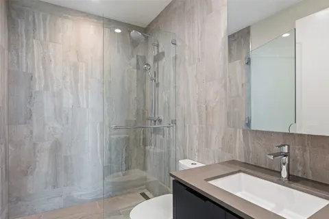 a view of city and ocean