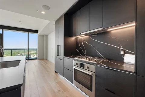 a close view of stove