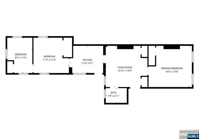 a picture of a floor plan