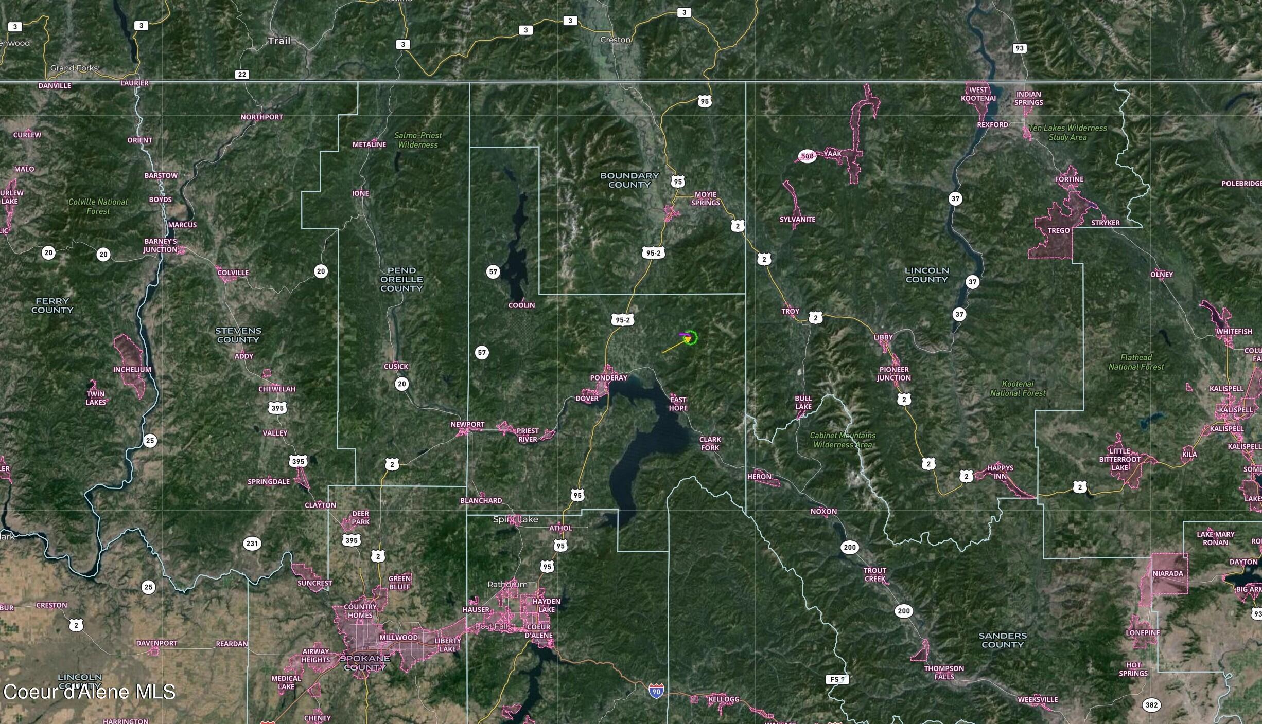 Nka Cross Mountain Road Sandpoint, ID 83864 - Photo 31 of 31 Map 4
