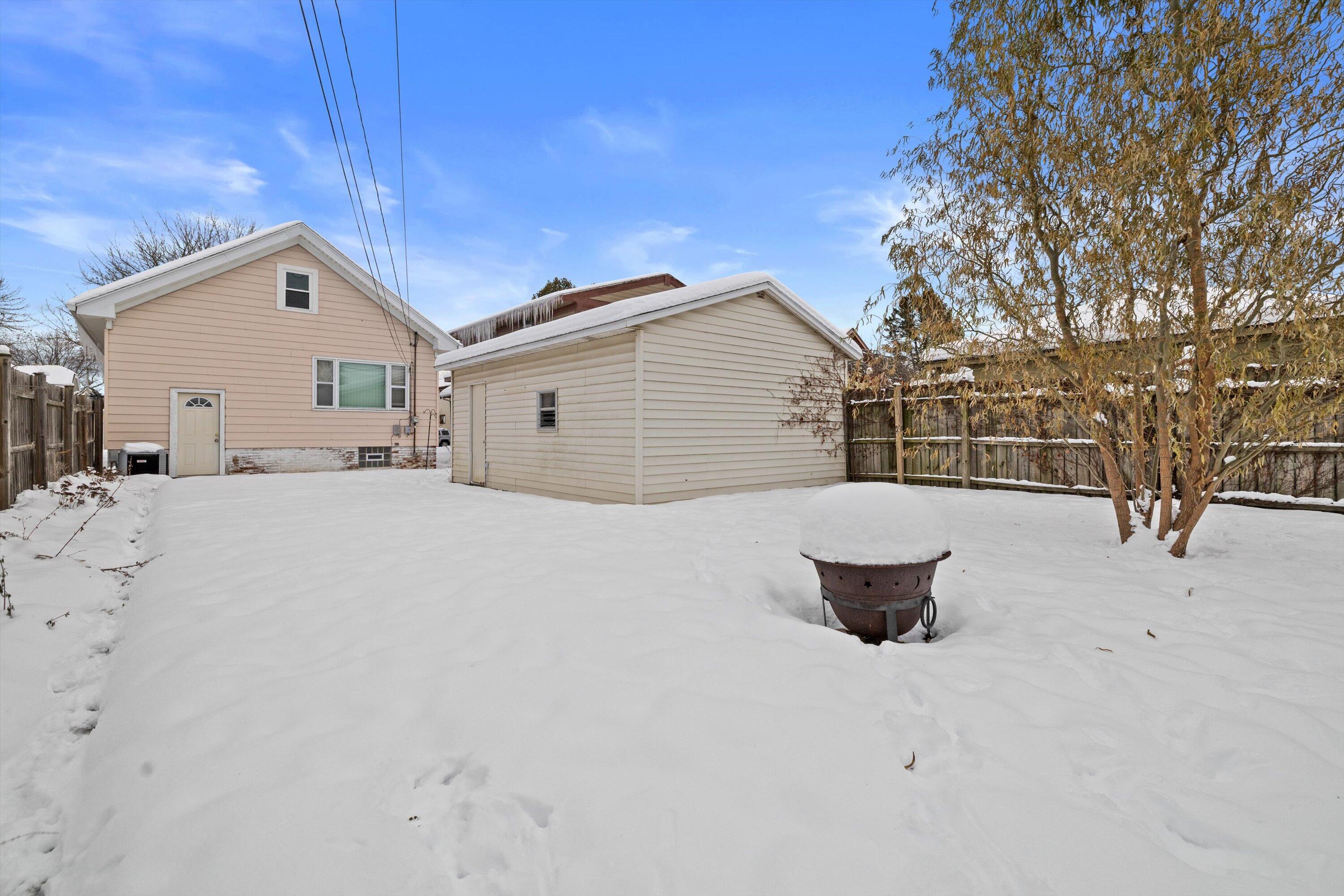 2410 Geneva Street Racine, WI 53402 - Photo 29 of 31 backyard is 3/4 fenced