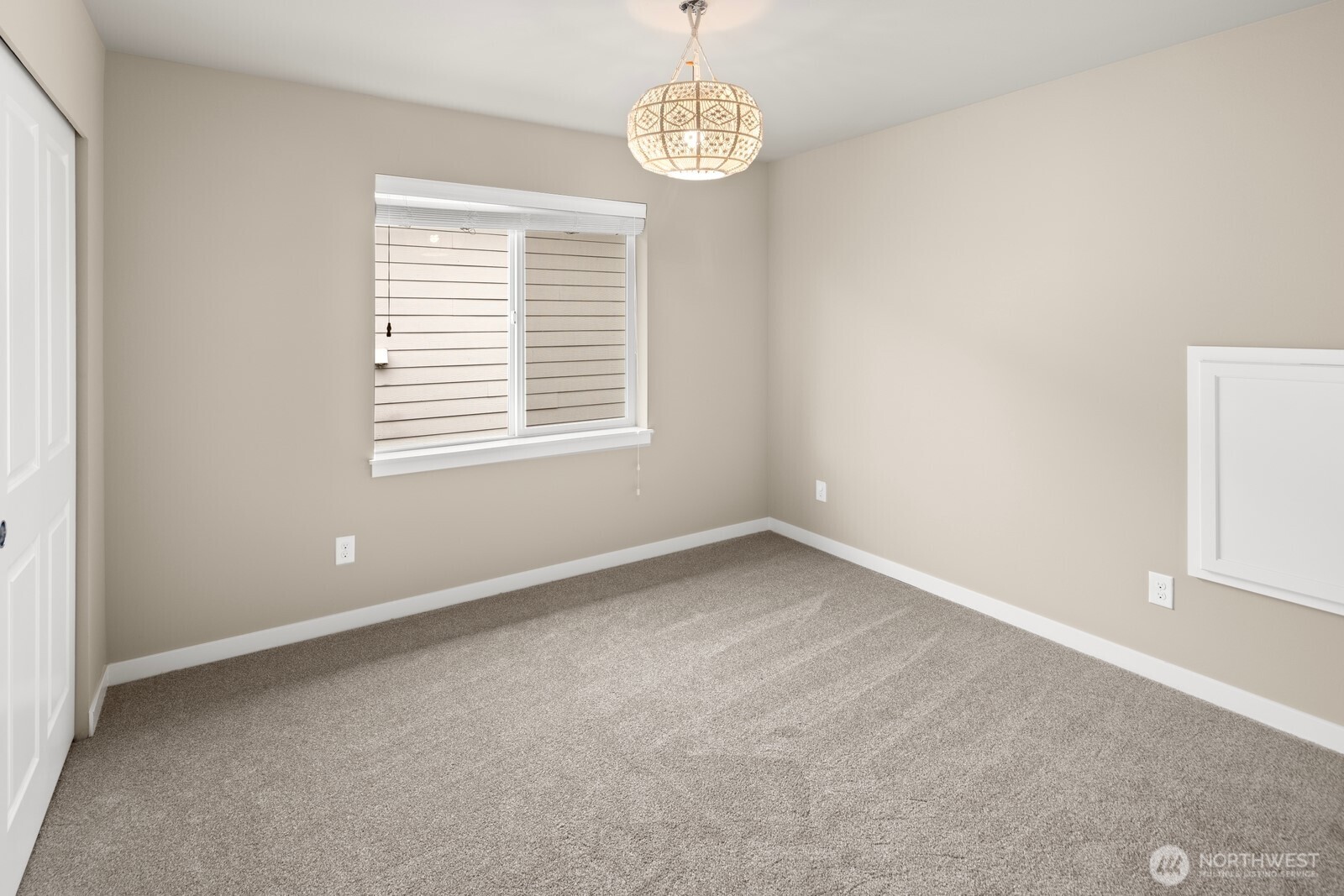 21 175th Place Southeast Bothell, WA 98012 - Photo 21 of 27 an empty room with a window and ceiling fan
