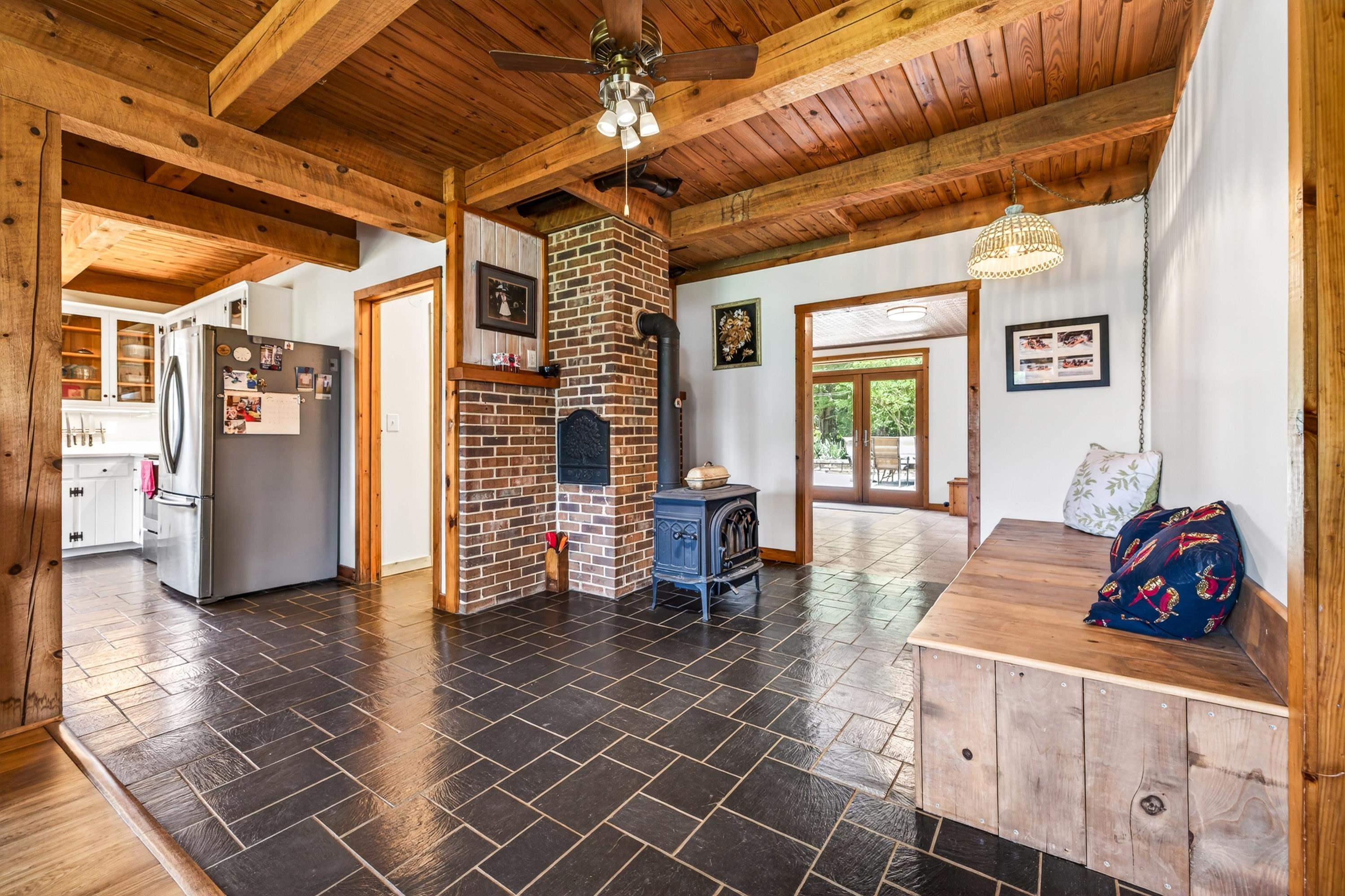 3980 Greenmount Road Harrisonburg, VA 22802 - Photo 6 of 75 The wood stove is in a bonus space and offers a heat source to the home and a room with additional storage options.