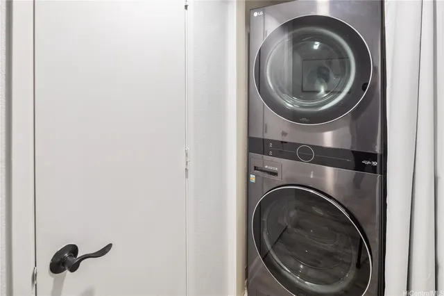a view of swimming pool with palm trees