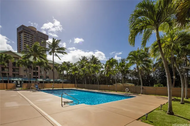 front view of a building with a yard