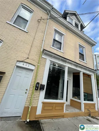 a view of a building with entrance
