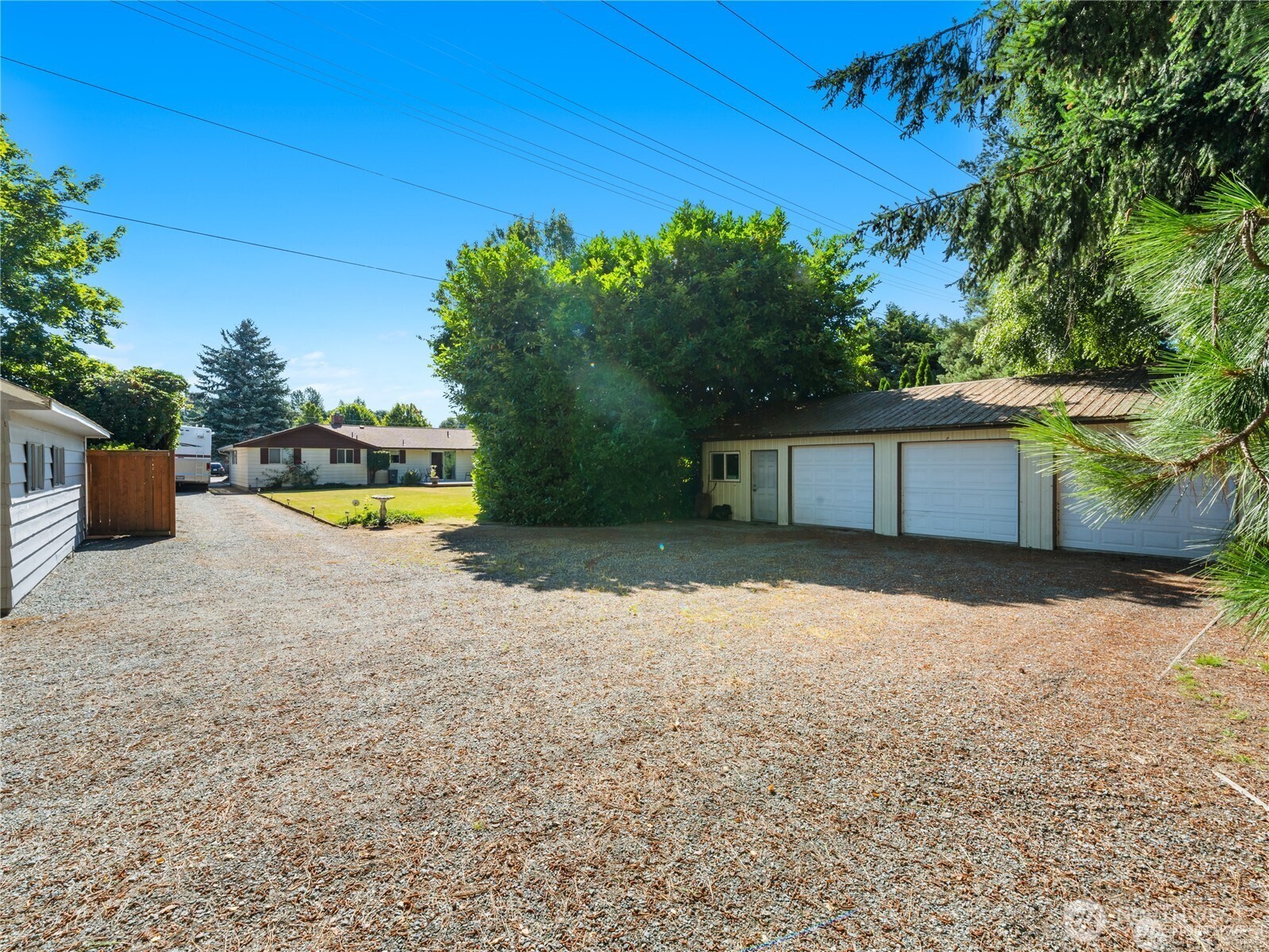 1205 South Walnut Street Burlington, WA 98233 - Photo 10 of 40 a view of a outdoor space with a garden