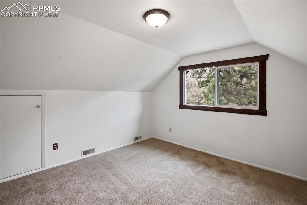 39609 Highway 24 Lake George, CO 80827 - Photo 24 of 46 Upper bedroom featuring carpet and extra storage.
