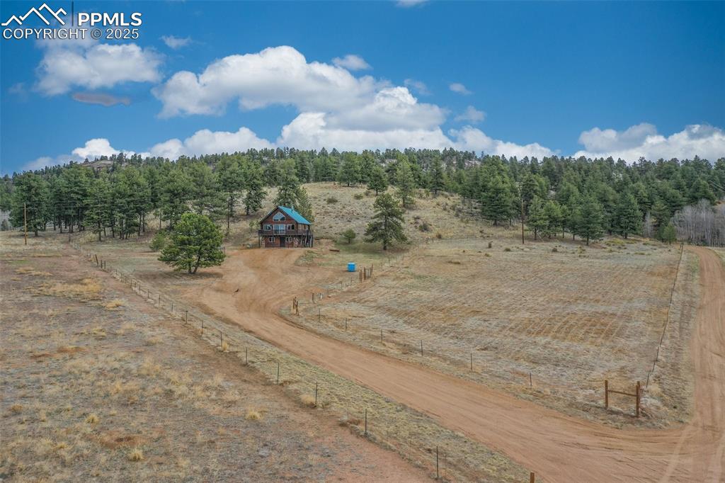 39609 Highway 24 Lake George, CO 80827 - Photo 28 of 46 Aerial view featuring a rural view