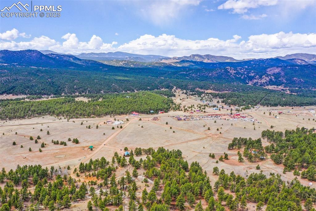 39609 Highway 24 Lake George, CO 80827 - Photo 38 of 46 Bird's eye view featuring a mountain view and a rural view