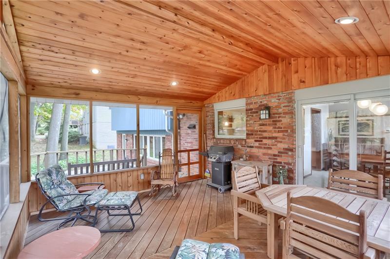 9384 Hilliard Road Pittsburgh, PA 15237 - Photo 22 of 25 Another view of the spacious screened porch.