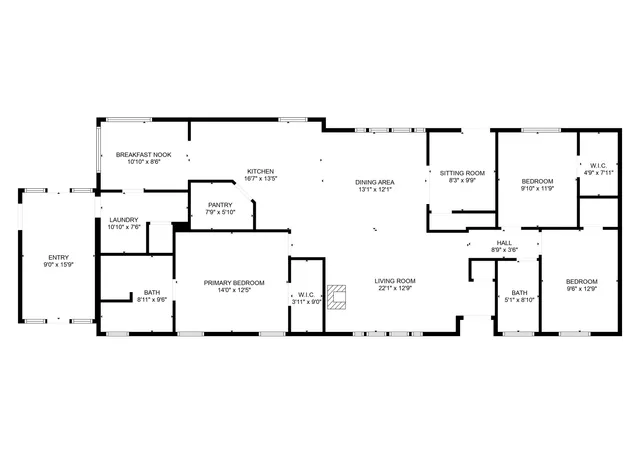 a picture of a floor plan