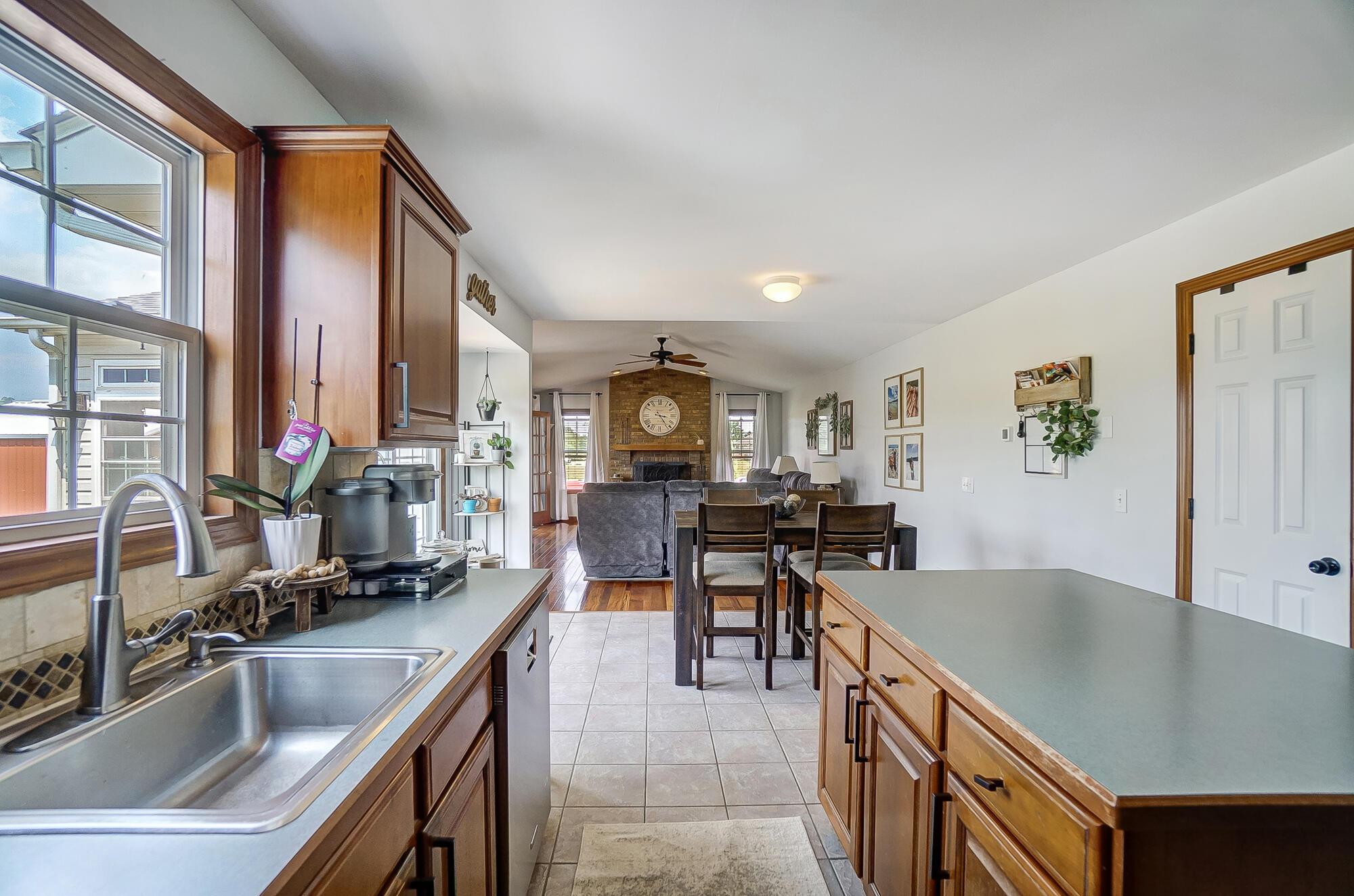 1880 Walker Road Hilliard, OH 43026 - Photo 7 of 46 Kitchen View of Dining and Living Room