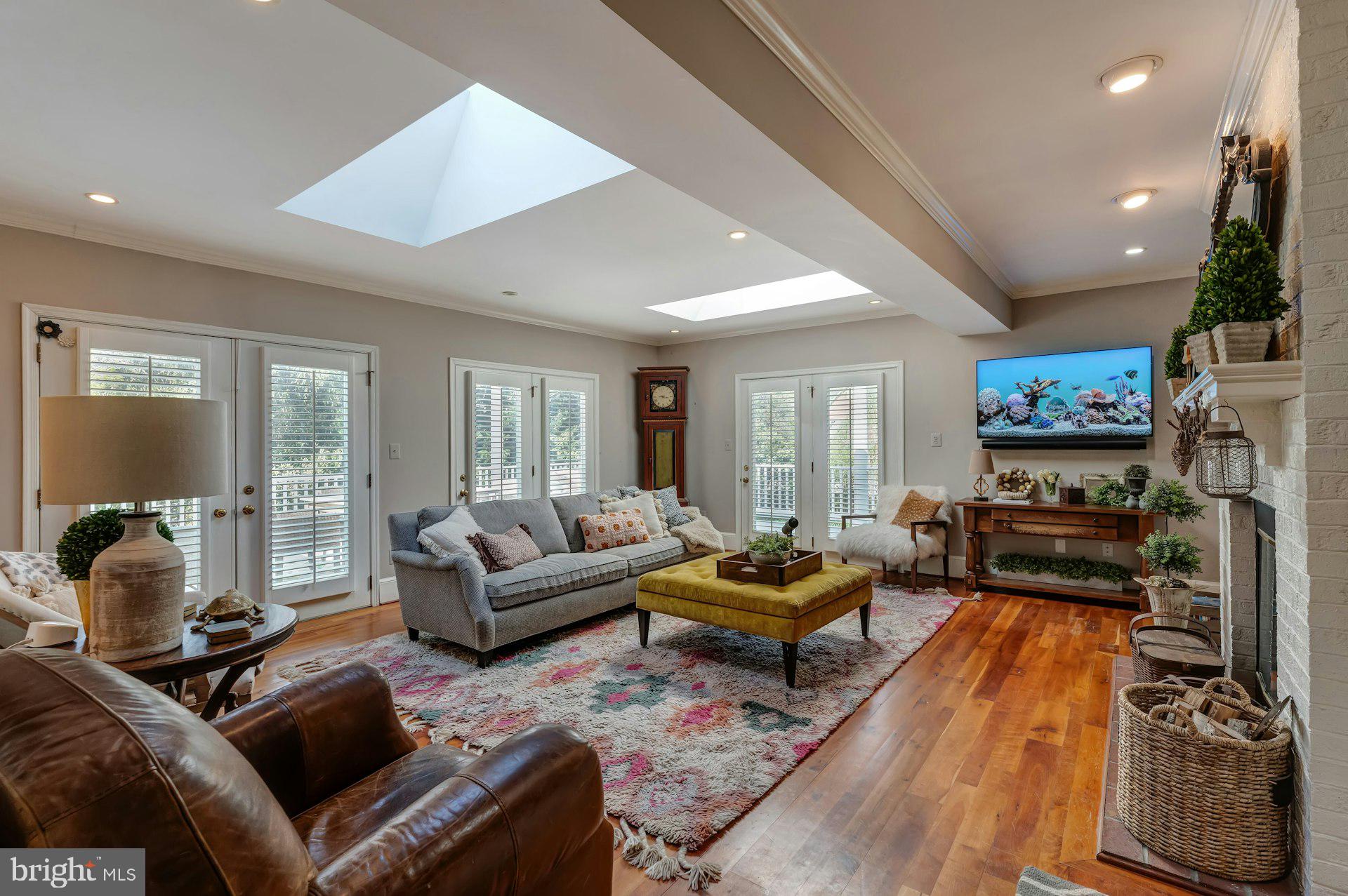 2731 Hidden Road Vienna, VA 22181 - Photo 20 of 61 Skylights in family room