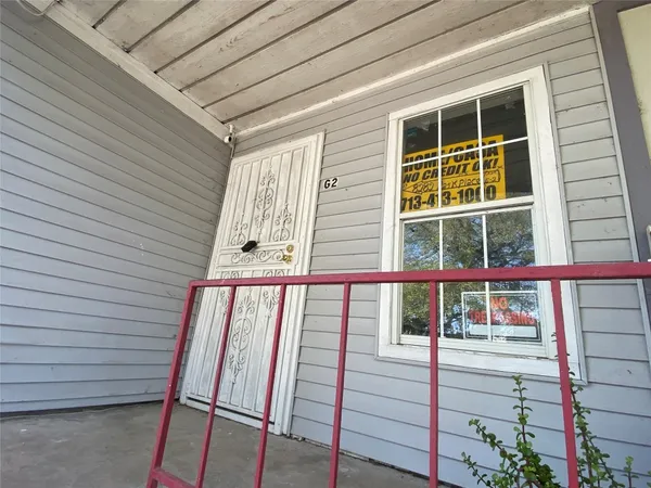 a view of staircase with a window