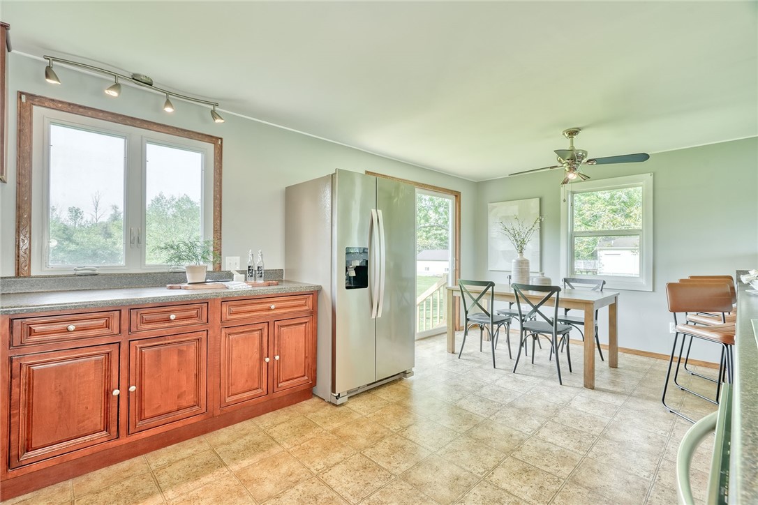 1815 Woodard Road Webster, NY 14580 - Photo 13 of 45 KITCHEN - RICH CHERRY CABINETRY!