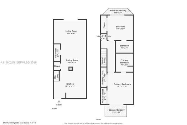 $650,000 | 5750 Turin Street, Unit 206, Coral Gables, FL 33146