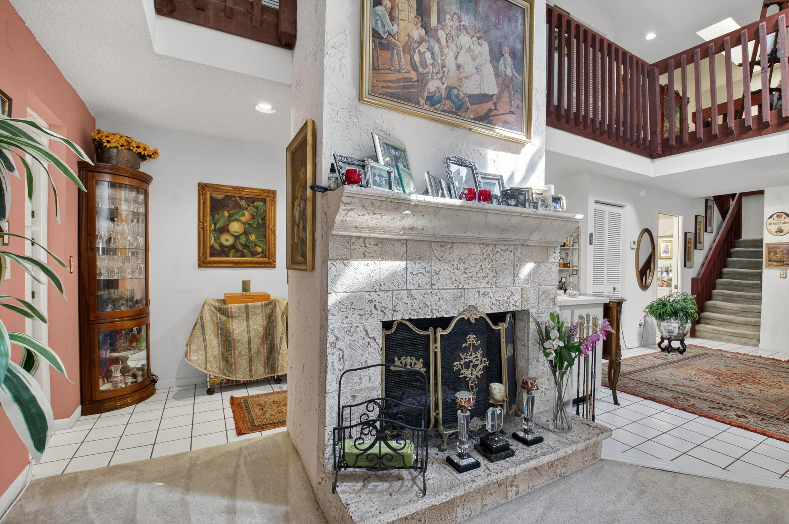 6535 Parkview Drive, Unit B Boca Raton, FL 33433 - Photo 11 of 37 current fireplace