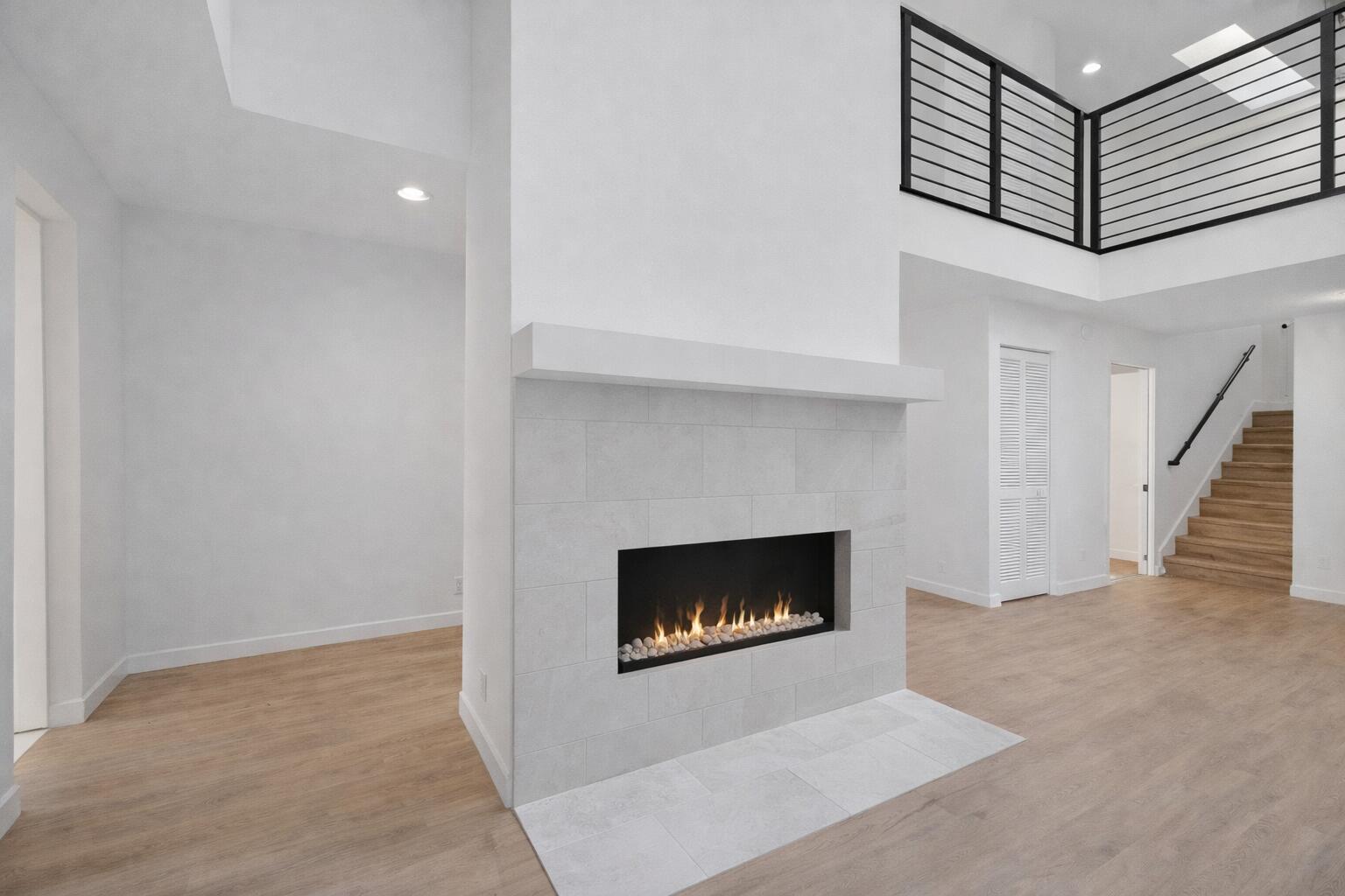 6535 Parkview Drive, Unit B Boca Raton, FL 33433 - Photo 12 of 37 virtual fireplace